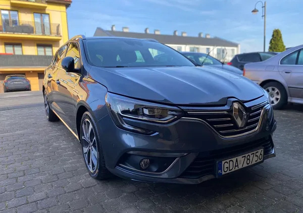 samochody osobowe Renault Megane cena 57000 przebieg: 102000, rok produkcji 2017 z Lubniewice